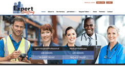 Desktop Screenshot of expert-staffing.com